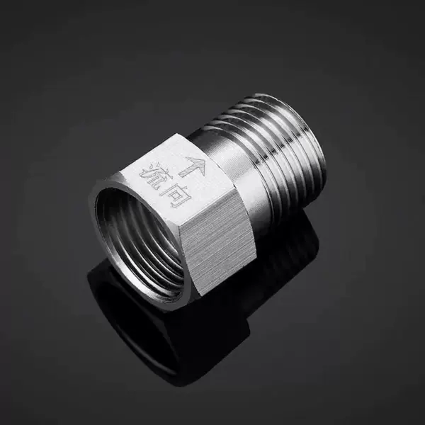 40g stainless steel check valve silver style