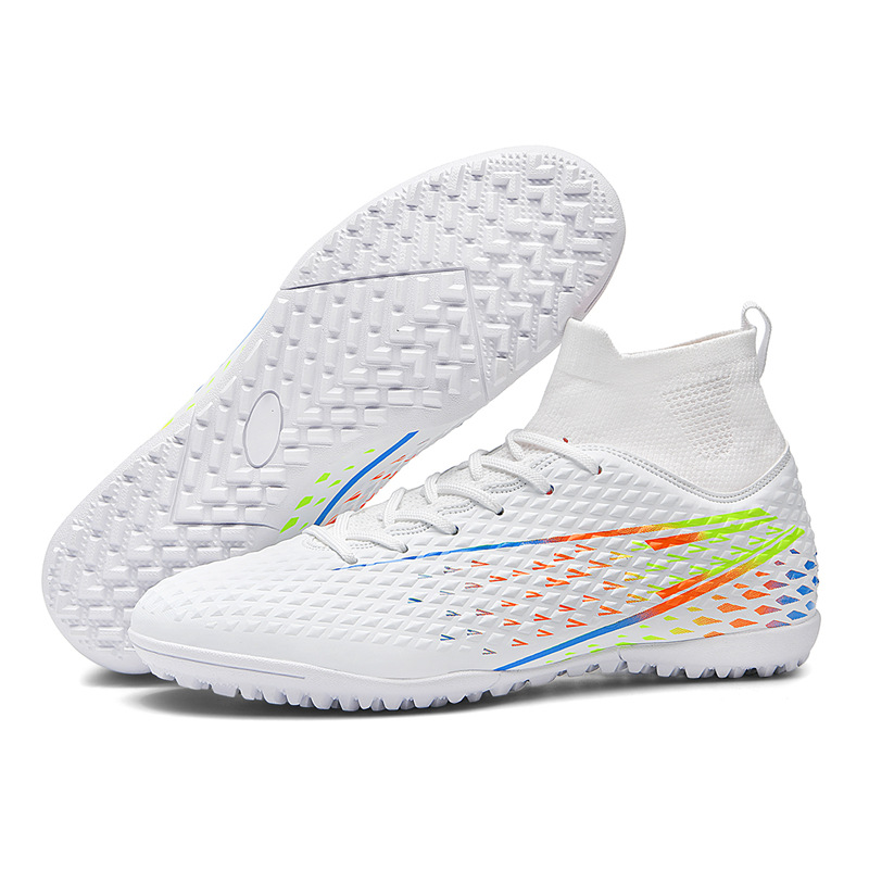 2025 nuevas zapatillas de fútbol transfronterizas para adolescentes al aire libre de tachuelas altas FOOTBALL SHOES ventas directas de fábrica