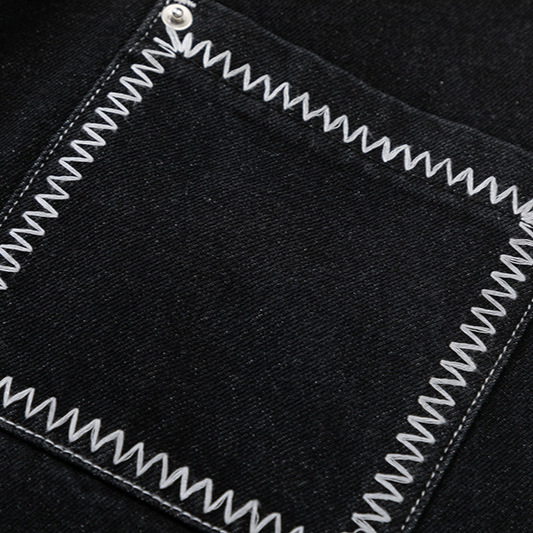Modern Ian 24 Autumn Men's Wear New Style American Versatile Simple High Quality Bright Thread Jeans_voghion.com