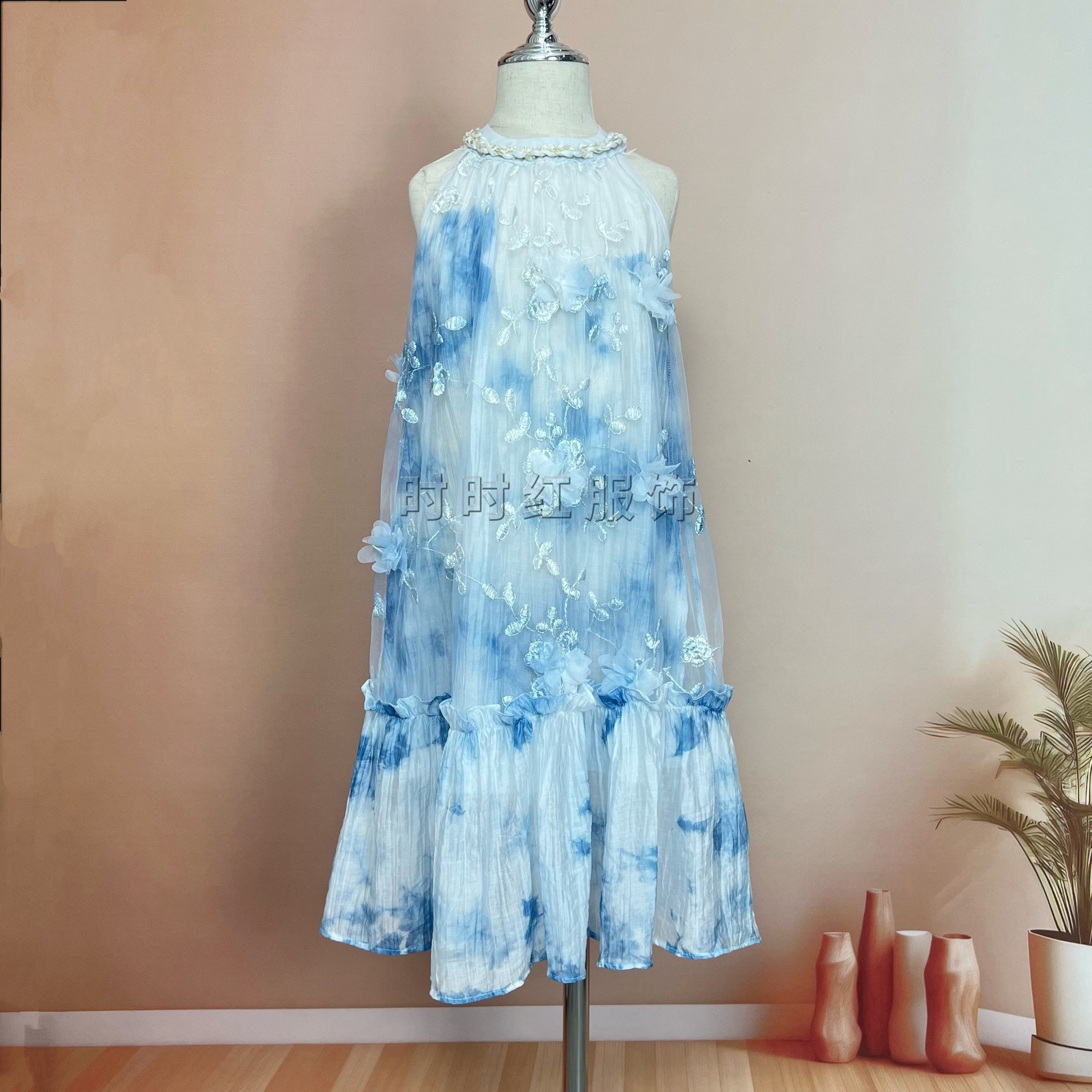 8006 tie-dye children's skirt