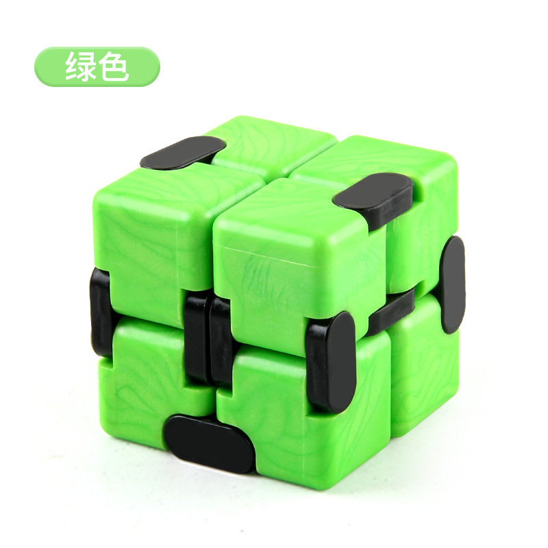 Cubo de Rubik Infinito para Dedos de Plástico Antiestrés y Plegable