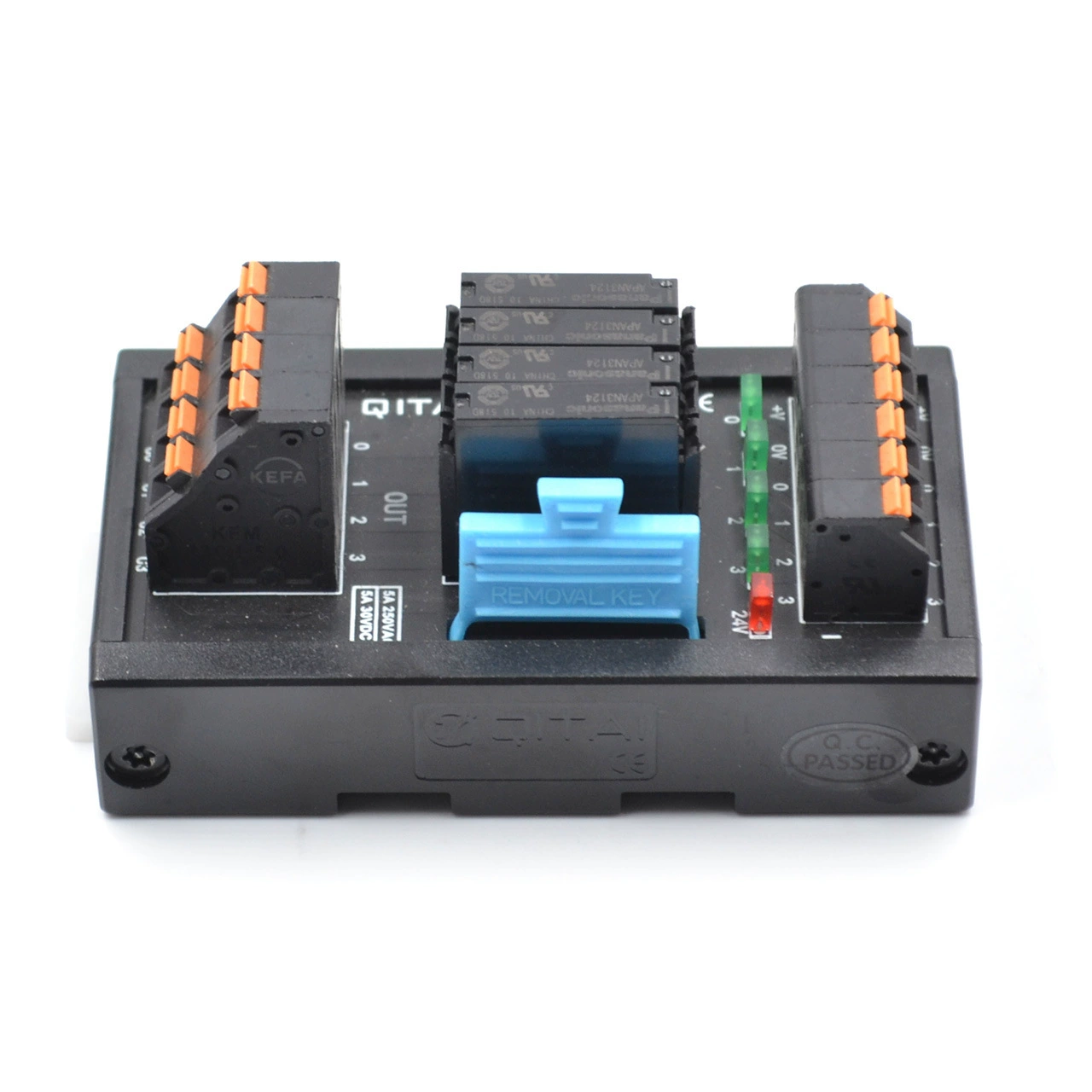 QMY400ASL relay module 4 -bit, one -open contact PLC terminal connection output module relay