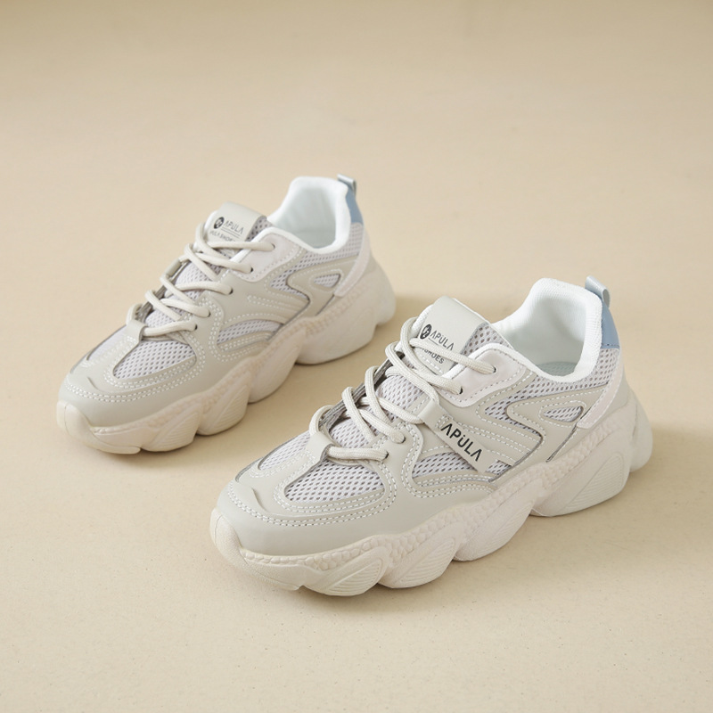 Zapatos de red de mujer nuevos zapatos de corrida de verano de estudiantes amortiguadores ligeros antideslizantes suaves no cansados zapatos deportivos