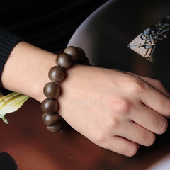 批發天然文萊軟絲沉香手串 九分沉水正宗沉香木佛珠念珠108顆手鍊