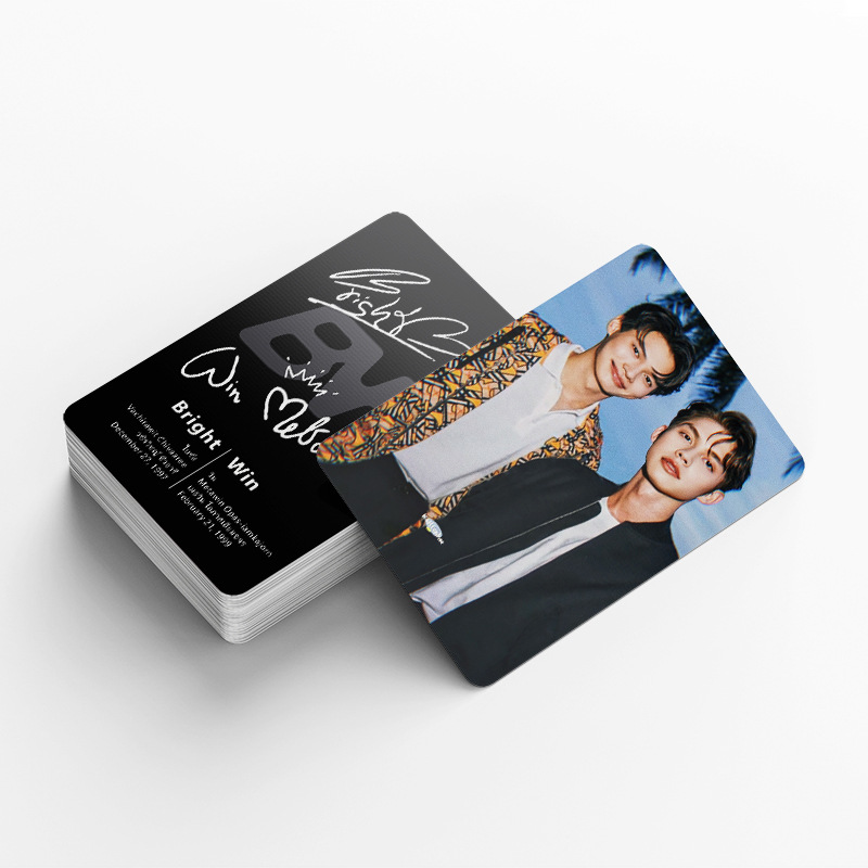92 Pçs/set Tailândia Estrelas BRIGHTWIN Álbum Laser Lomo Cartão