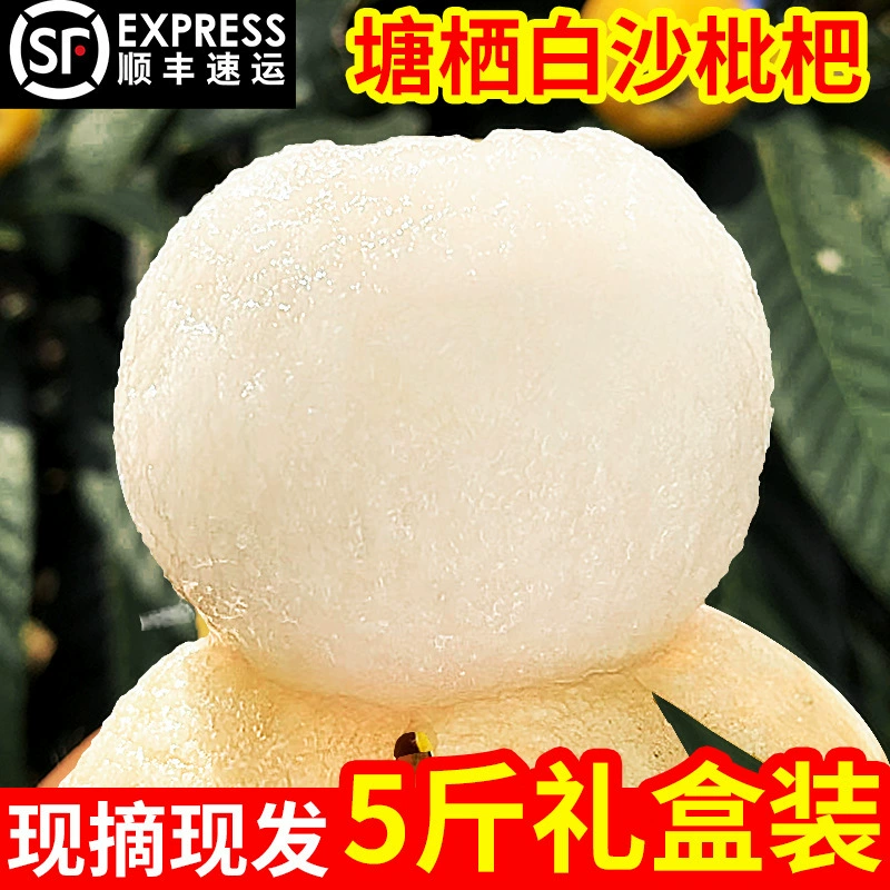 Hangzhou Tangcreek Loquat, White Sand Loquat, White Jade Loquat, подарочная коробка со свежими фруктами Tangxi, сезонные фрукты.