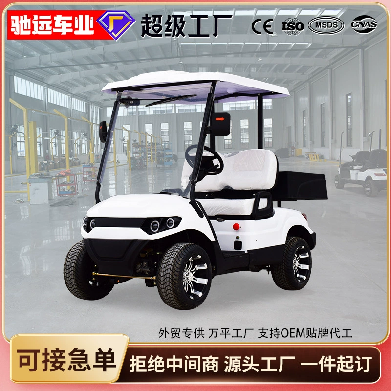 Двухместный электрический экскурсионный автомобиль, туристический автобус, разработанный специально для гостевых домов и отелей, с грузовым отсеком, гольф-кар, транспортное средство на аккумуляторах