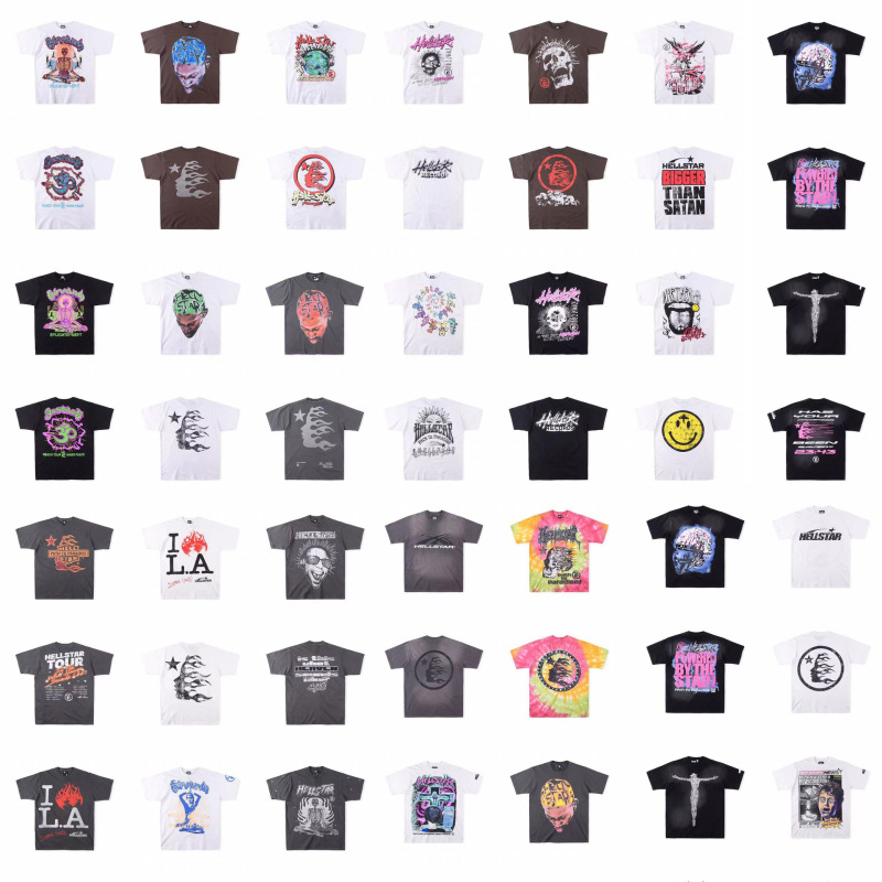 国境を越えた卸売りヴィンテージの新しいアメリカの潮牌鬼面stuios半袖tシャツ男女同金|undefined
