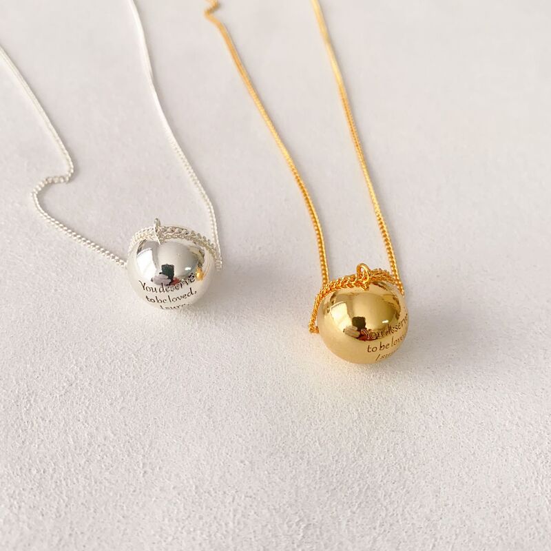 South Korea blogger with fashion small ball necklace female commuter Joker niche simple fashionable sweater chain wholesale