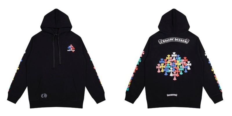 24ss年新款高品质Chrome Hearts 马蹄十字架连帽拉链卫衣工厂批发|undefined