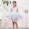 Children's dress, rainbow summer skirt, 2023