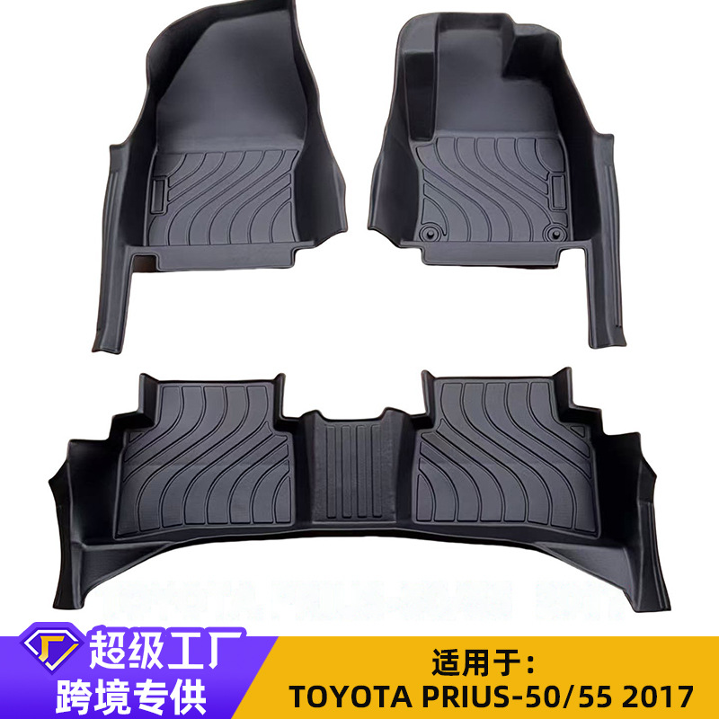 Para Toyota Prius30/40/50LEXUS Mongolia Japón Ruo a la derecha Protección del medio ambiente TPE almohadilla para el pie del coche