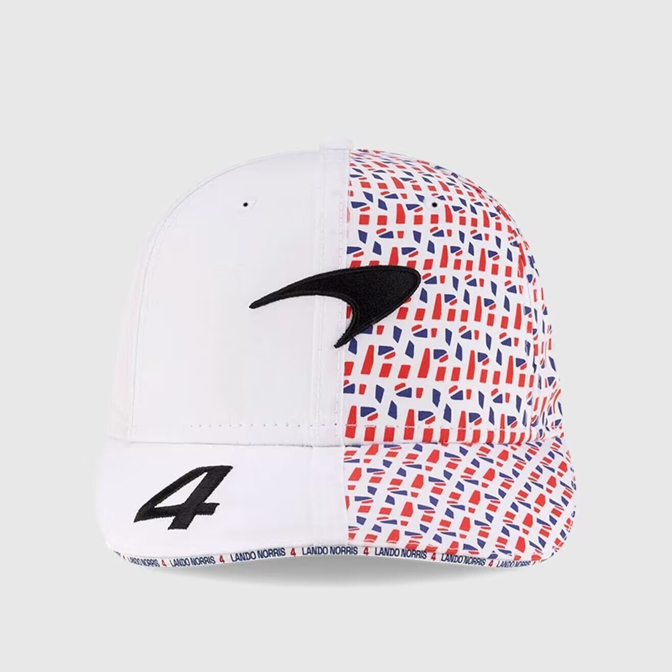 2024 nuevo estilo transfronterizo negro techo duro Red Bull League fan gorra de béisbol sombreado protector solar hombres y mujeres estilo bordado de moda