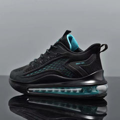 New Fashion Trendy Men's Shoes 2023 Spring Flyknit Breathable Sports Shoes Versatile Men's Lace-Up Low-Top Casual Shoes