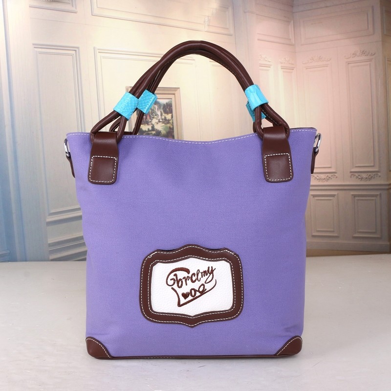 Embroidered Canvas Bag Image 6