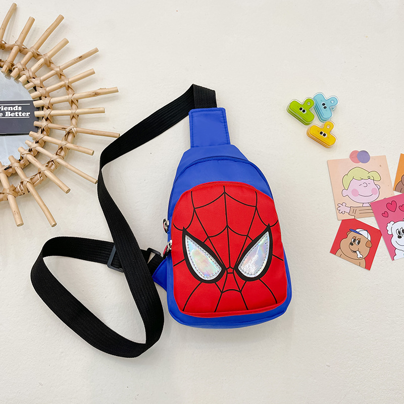 Moda bolso de los niños frescos 2022 nuevo chico guapo crossbody pequeño bolso de pecho versátil lienzo personalizado monedero