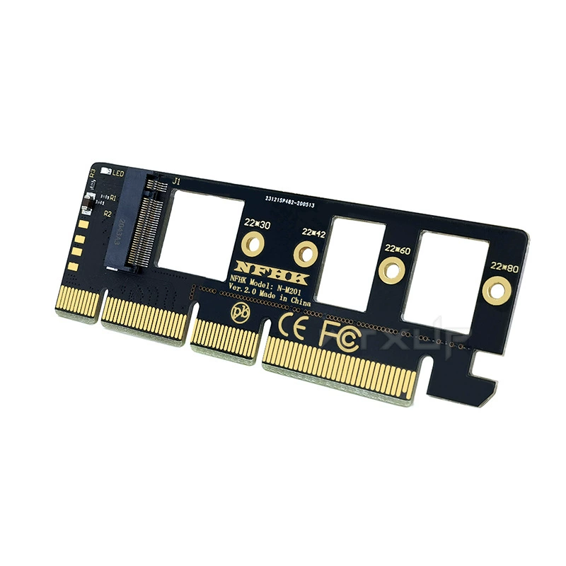 Карта расширения для конвертации твердотельного диска M.2 NVME в PCIe 4.0 x4/x8/x16 для настольного ПК