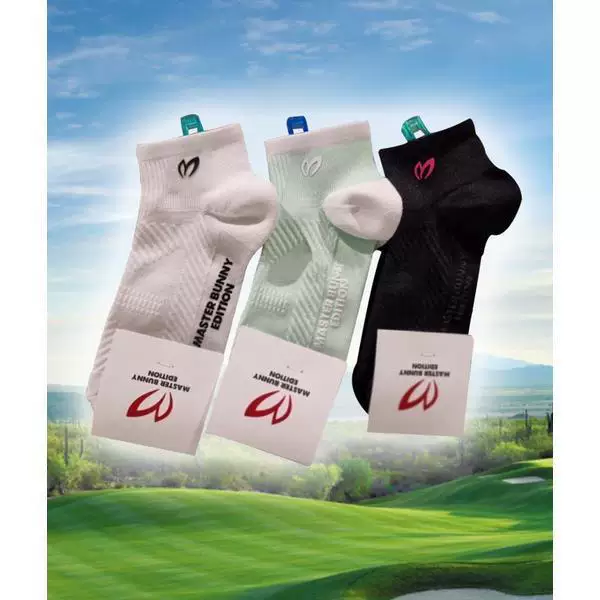 New Master Bunny Golf Socks Women's Sports Socks Multi-Color Golf Light Fake Two-Piece Socks