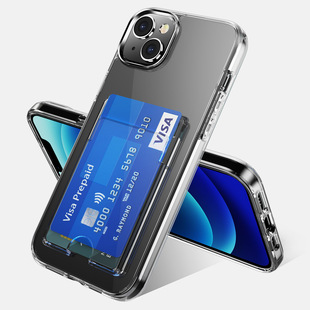Acrylic Case for Beer Two-in-One Transparent Card Case for iPhone14ProMax Phone Apple 16 Protective Case
