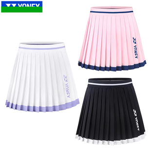 Summer New Yy Badminton Clothing Breathable Quick-Drying Pleated Skirt Sports Women's Short Skirt Running Anti-Exposure Including Bottoming