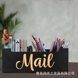 跨境收纳整理盒新款桌面家庭墙面装饰置物架办公室文件纸质存储盒