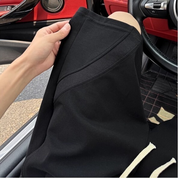 2026 Cross-Border Three-Dimensional Waistband Men's Summer Patchwork Design Casual Sports Shorts Trendy Brand Loose Versatile Five-Point Shorts
