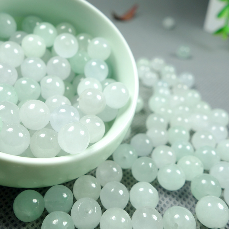 工場価格卸売り翡翠氷種玉巴山翠氷透玉散珠ネックレスブレスレットアクセサリー|undefined