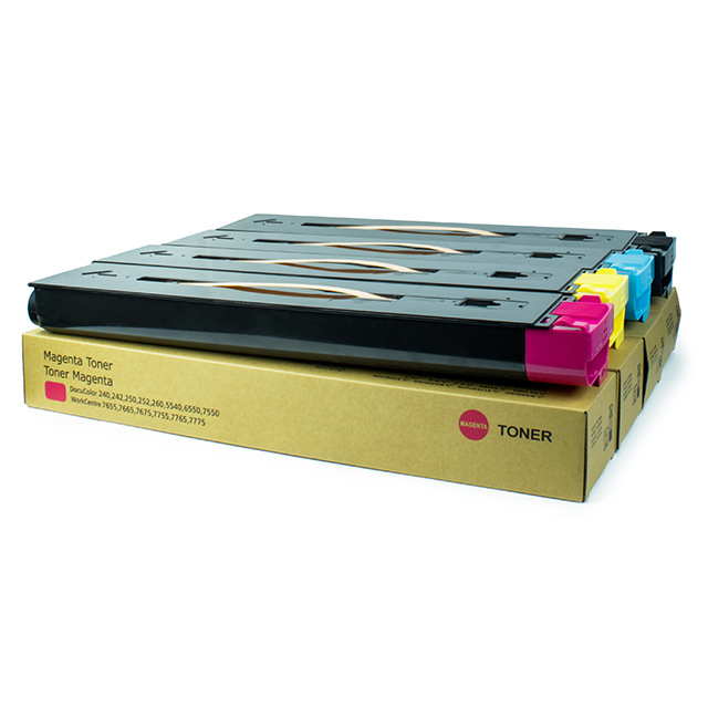 Tóner original Xerox V80/V180 — compatible con modelos 7780/7785/550/6680/560/J75, cartucho de alta calidad