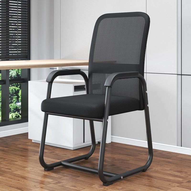 Silla de computadora hogar confortable silla de oficina silla de conferencia de personal arqueada silla de mahjong respaldo dormitorio