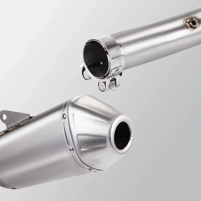 Motorcycle Drz400 Modification, Mid: Exhaust pipe