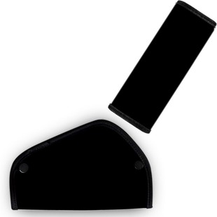 New Baby Stroller Seat Belt Crotch Pad Black Child Security Belt Cover Cushion Children Neck Abdomen Cushion Wholesale