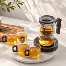 泡茶壶茶水分离飘逸杯全玻璃耐热过滤冲茶神器功夫茶具磁吸泡茶杯