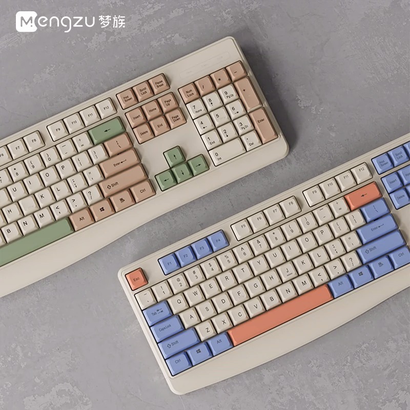 viper mute high color value mechanical hand wired keyboard mouse suit fashion color matching key cap laptop usb