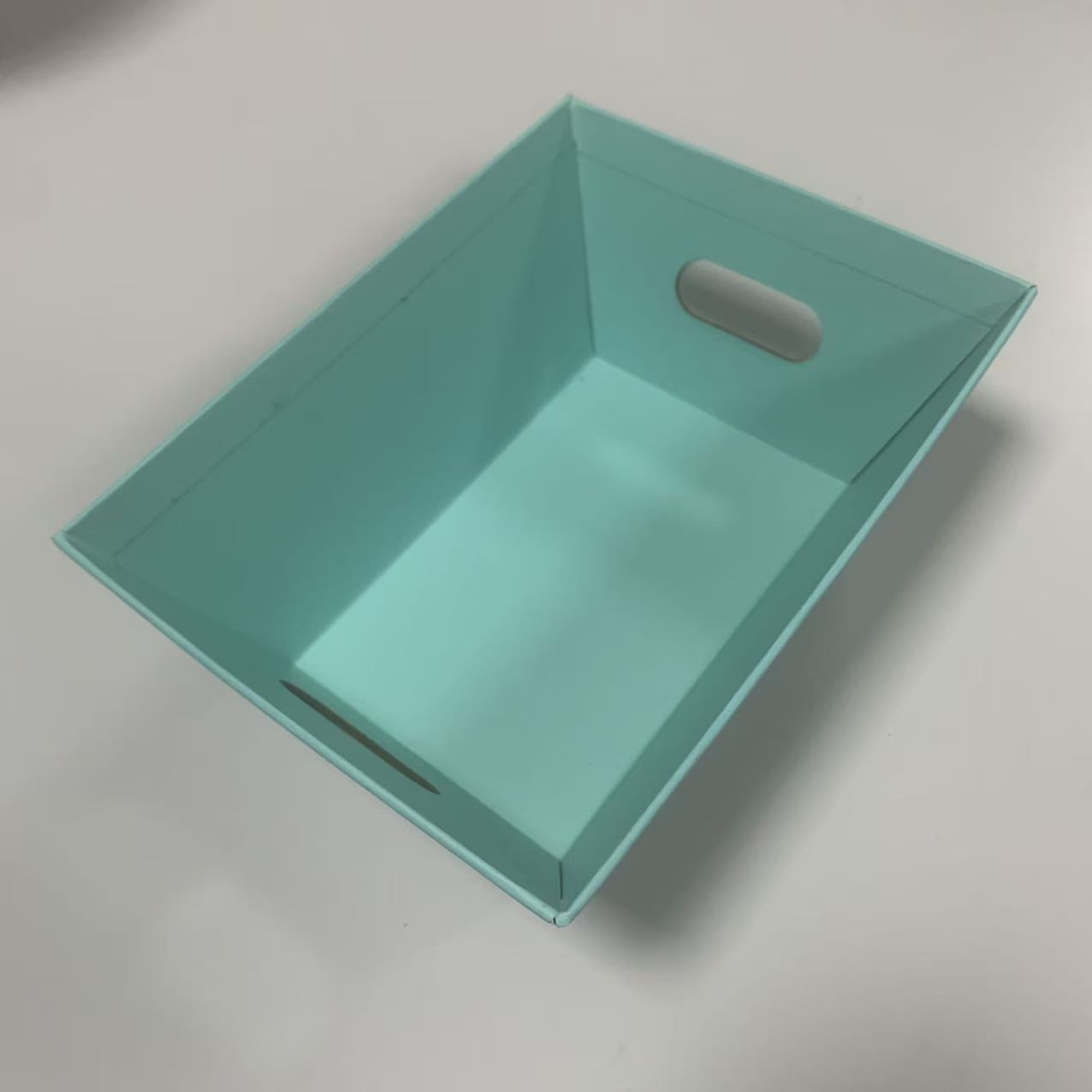 Caja de almacenamiento prefabricada del fabricante original, caja de regalo para frutas, caja de almacenamiento para snacks y artículos diversos, cesta de regalo creativa, caja de almacenamiento trapezoidal image 14