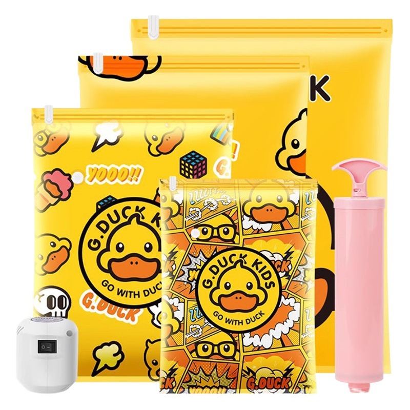 Bolsa de almacenamiento por compresión al vacío, bolsa de compresión para edredones, embalaje de ropa gruesa especial al vacío y bolsa de compresión de extracción de aire