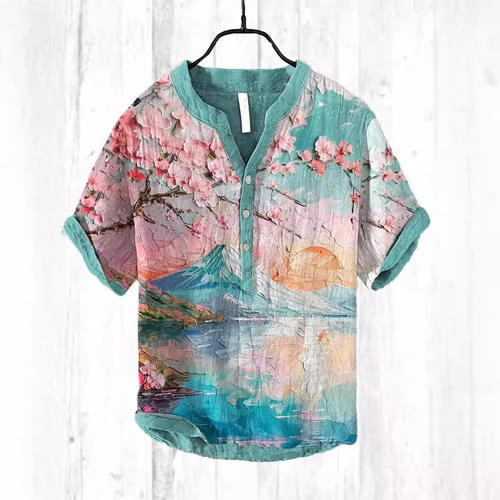 summer trend Japanese retro fashionable shirt
