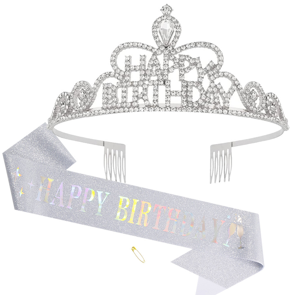 40g Weight Costume Props Event & Party Supplies 1 Piece, 1 Set Quantity Birthday Occasion Letter Pattern Princess Style Princess Letter Cloth Birthday Costume Props 18