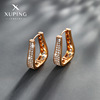 Jewelry, earrings, zirconium, suitable for import, European style