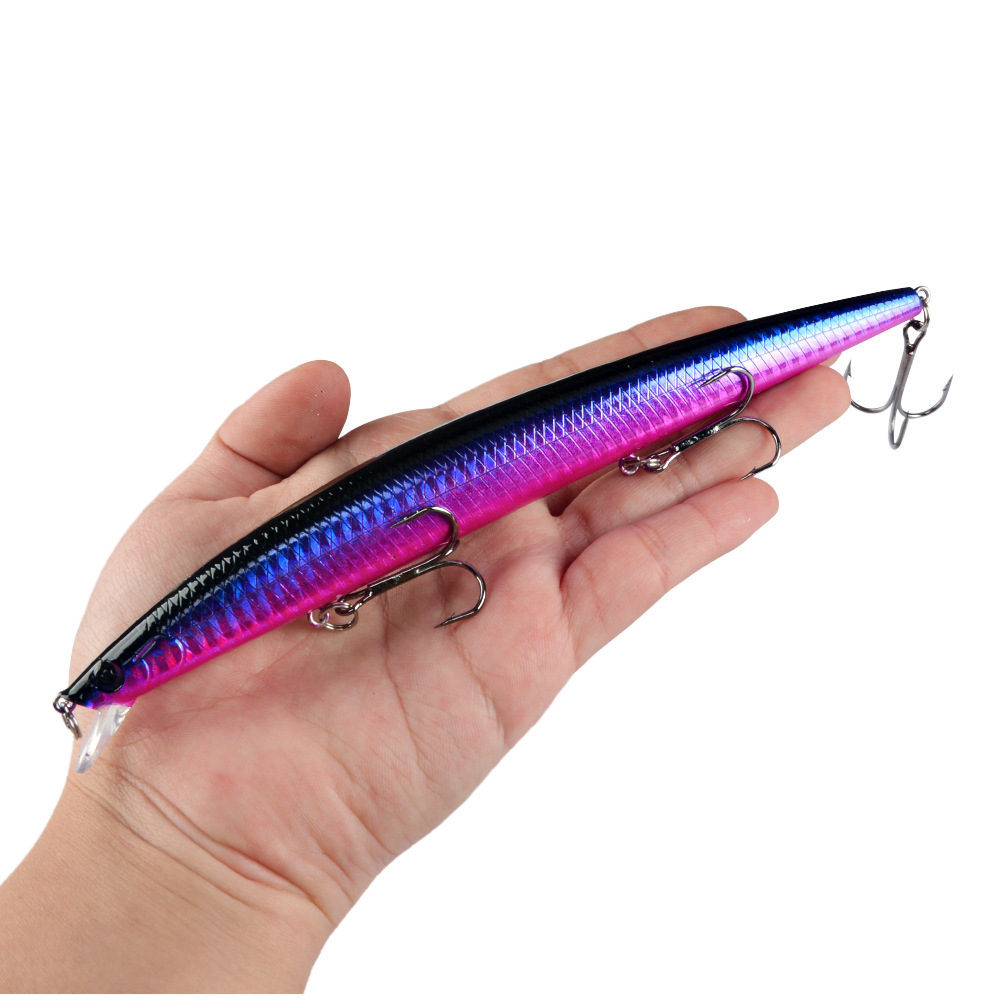 10 Colors Minnow Fishing Lures Kit for Freshwater Bait Tackle Kit for Bass Trout Salmon Fishing Accessories Tackle Box