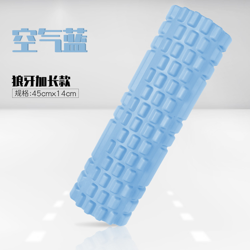 Espuma eje Lobo diente palo músculo relajante pierna adelgazamiento becerro masaje rodillo fitness yoga columna Langya rodillo