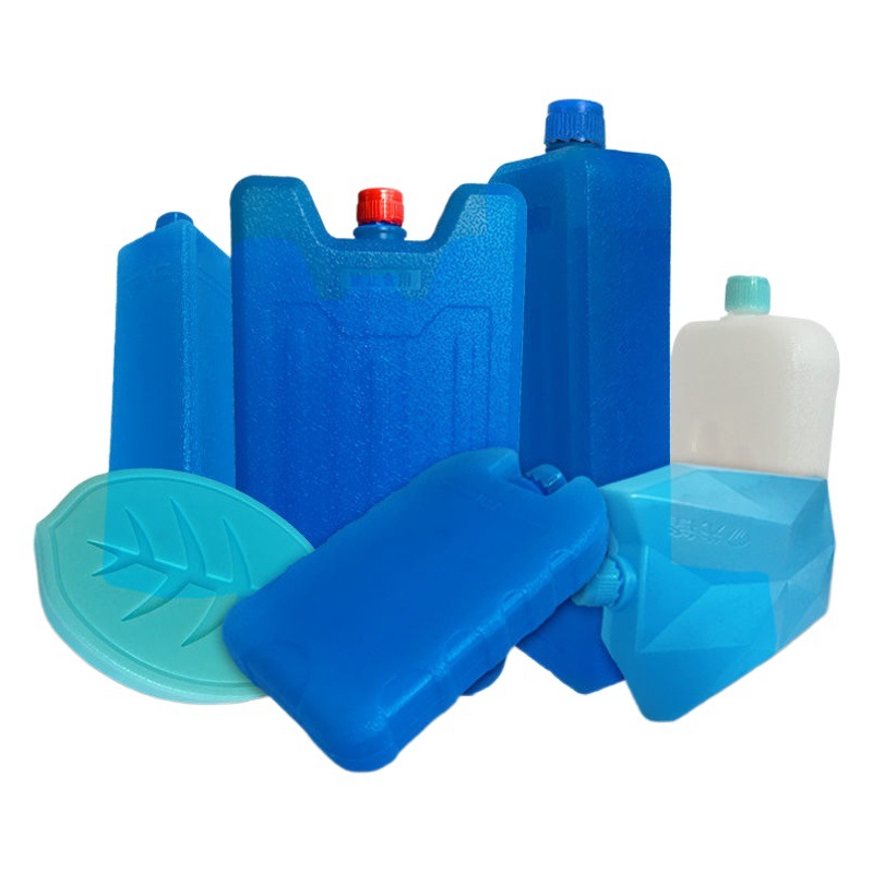 Caja de hielo aire acondicionado ventilador caja de cristal de hielo enfriador de aire refrigeración Cristal de hielo cadena de frío transporte refrigeración preservación hielo azul hielo bolsa de hielo