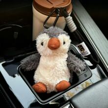 新年可爱花生毛绒小企鹅玩偶创意钥匙扣公仔挂件卡通包包挂饰礼物
