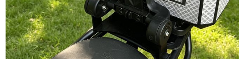 Electric vehicle WindSpeed 2nd generation upgraded retractable backrest, Niu FXT retractable backrest, electric vehicle FX WindSpeed rear backrest