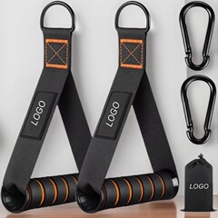 トレーニング器具用ハンドル、二色ハンドル、ハンドル付きロープ、背筋抵抗トレーニング器具用アクセサリー、フィットネス機器用アクセサリー