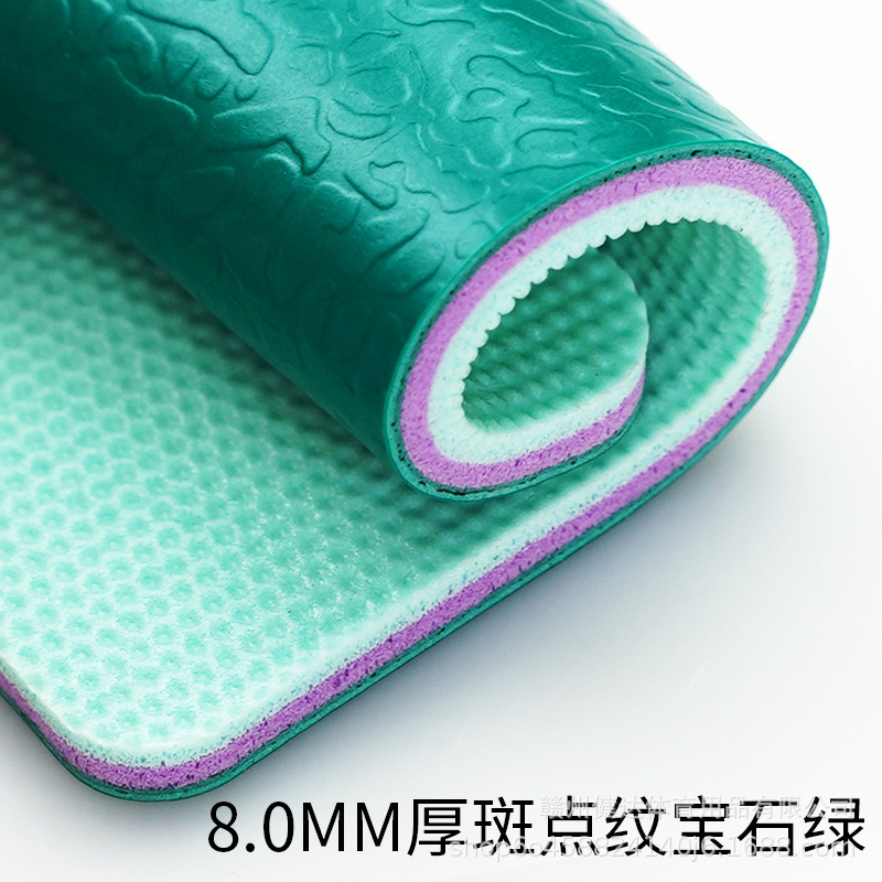 8mm 두꺼운 얼룩 보석 녹색