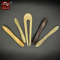 Уголок из деревапроизводитель бренда оптом, обратная пряжка, двусторонняя шпилька, рог, U-образная шпилька, аксессуары для волос, шпилька, несколько новых стилей