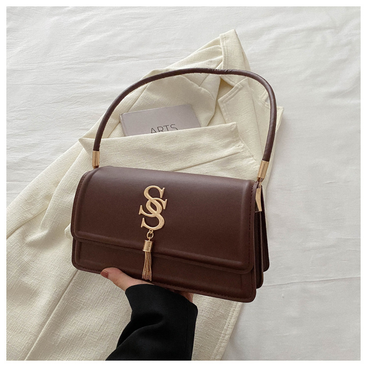 Personalized and Minimalist High-quality and Versatile Korean Version Bag for Women's Bag 2024 Spring New Car Sewn Single Shoulder Underarm Handbag_voghion.com