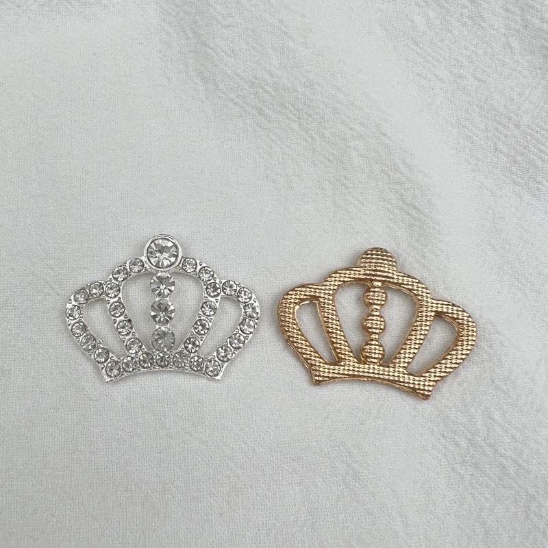 韩版DIY镶钻水钻儿童皇冠时尚发饰配件材料蝴蝶结包装饰工厂直E18