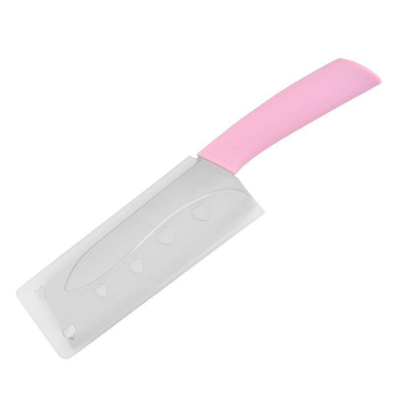 Cuchillo de cocina de acero inoxidable en stock, cuchillo de cocina, cuchillo de corte de frutas, cuchillo de carne multipropósito para bebés