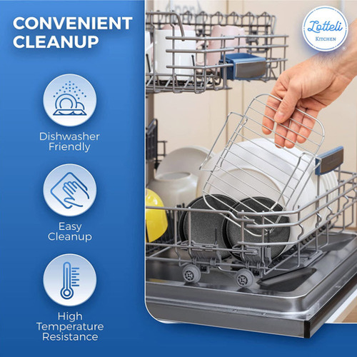 Double Pot Air Fryer Accessories Ninja DZ201/DZ401 Foodi 8 Quart 6-in-1 Stainless Steel Baking Rack